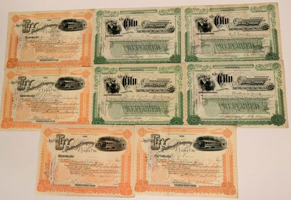 The City Railway Co. of Dayton Ohio Certificates [199673]