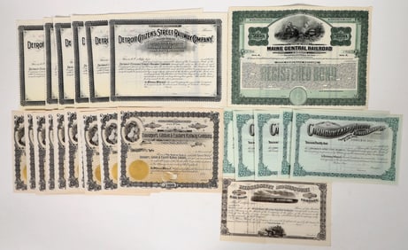 Railroad Unissued Stock Collection [192605]