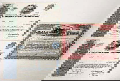 Studebaker Stocks Trio, 1928-1976 [191866]
