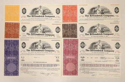 B F Goodrich Bonds, 6 Different [190957]