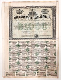 San Joaquin County Bond, 1887 [193117]