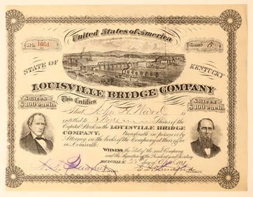 Louisville Bridge Stock, 1881 [190983]