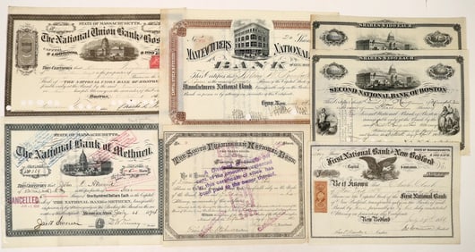 Massachusetts Banking Stock Collection [191397]