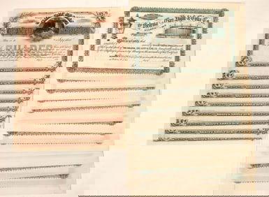 Stock Certificates, Montana, 188X-189X (27) [187378]