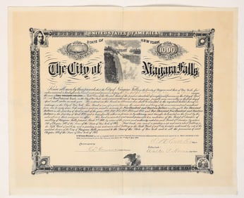 City of Niagara Falls Bond, c1906 [191560]
