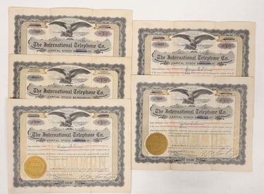 International Telephone Co. Stocks, 5, 1921 [192315]