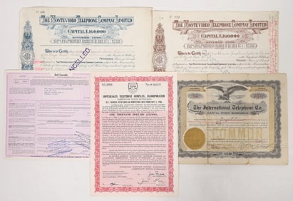 Foreign Telephone Stocks, 5 [192312]