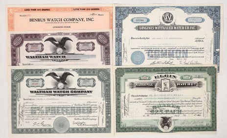 Watch Company Stock Group, 1921-1967 [192008]
