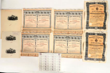 Misc. Foreign Bonds & Ephemera, 1905-1913 (11) [199542]