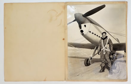 Actor James Brown Posed As a Fighter Pilot [196426]