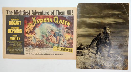 Bogart Lobby Card & Cooper Photo (2) [196424]