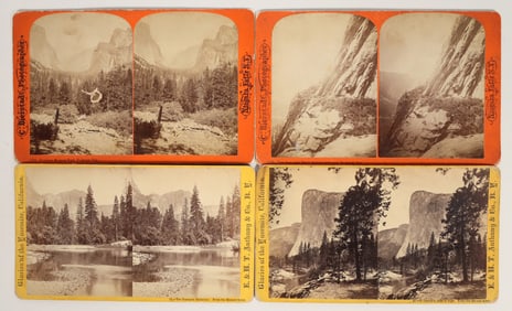 Yosemite Stereoview Group (4) [196929]