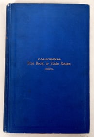 California Blue Book, State Roster c.1893 [190245]