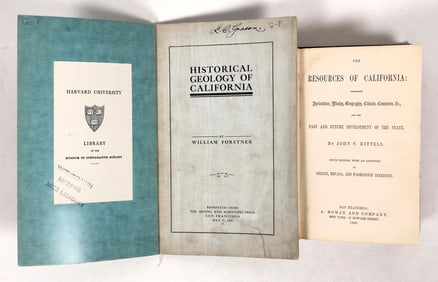 Pair of California Science Books, 1869/1909 [191597]
