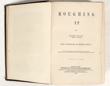 Mark Twain's "Roughing It", First Edition [198711]