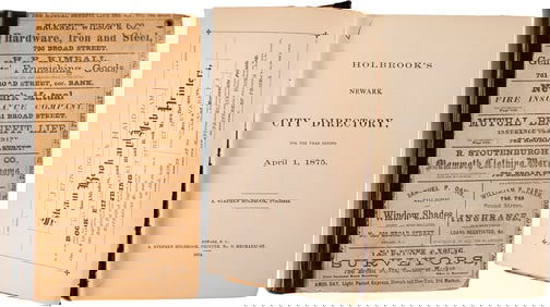 Holbrooks New York City Directory, 1875 [82855]