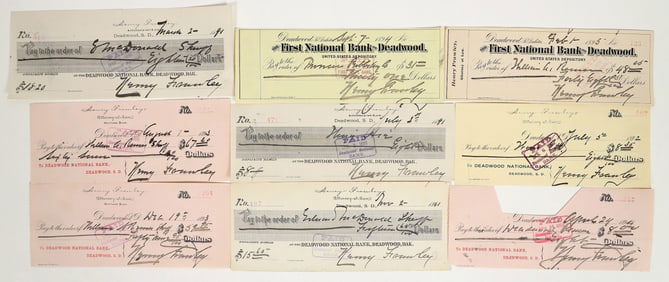 Deadwood 1890s Check Collection incl. Sheriffs  [199174]