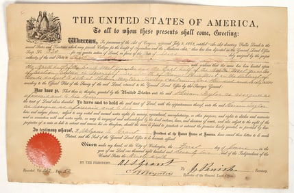 Texas Land Patent [198789]