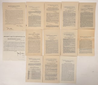 Dept of Agriculture Circulars (13) [192977]