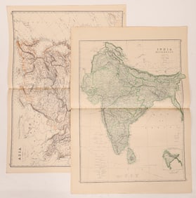 Maps of Asia & India, c1800's (2) [180164]