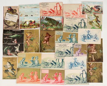Frog Themed Tradecards, 24 [186901]