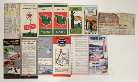 Misc. Vintage Travel Maps (7) [199543]