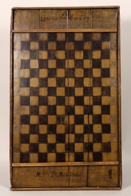 Large Handmade Chess/Checkerboard [189240]