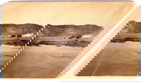 Unknown Prison Possibly Colorado Stereoview, c1870s [191585]