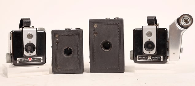 Kodak Brownie Hawkeye #2's, 4 Different [185415]