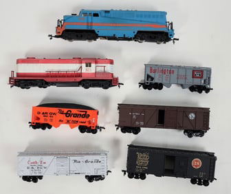 HO Diesel Engines And Rolling Stock [185714]