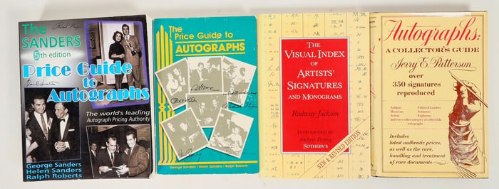 Autograph Reference Book Group (4) [198600]