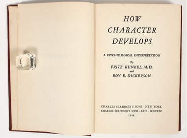 Early Personality Psychology Book, 1946 [198713]
