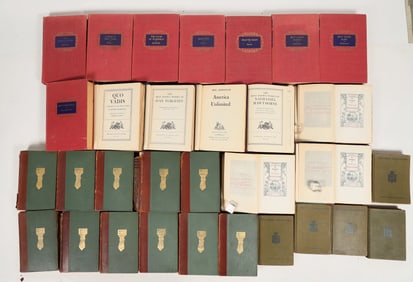 Box of Decor Books, Cloth Bindings [198479]
