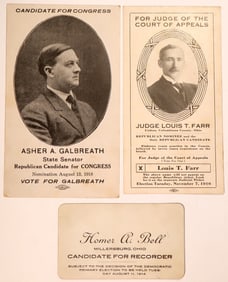 Political Advertisements Ohio c1914-18 (3) [186974]