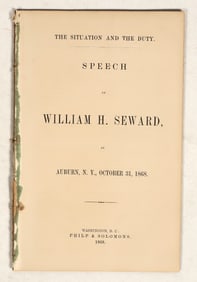 Seward Pro-Confederate Speech Transcript [198937]