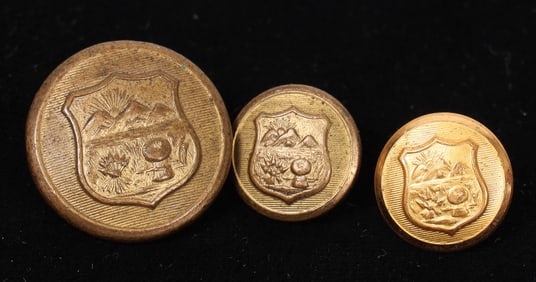 Ohio State Seal Buttons Superior Quality  (3) [179252]