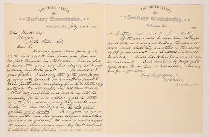 Spanish American War Relief Letter, 1898 [189309]