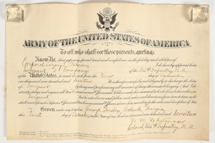 WWI Soldier Certificate [197662]