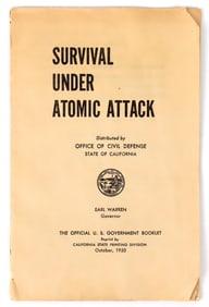 Cold War: Survival Under Atomic Attack - Original Booklet (1950) [198954]