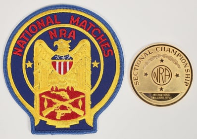 NRA Patch & Gold Plated Medal [197889]