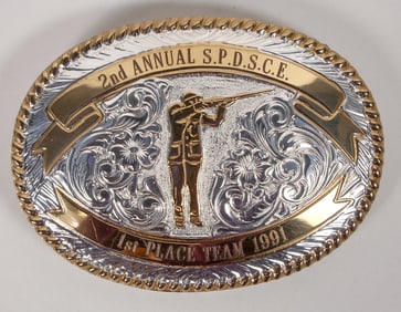 Shooting Competition First Place Belt Buckle [193592]