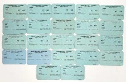 Trona Railway Company Passes (22) [197434]