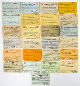 The Pullman Company Railroad Passes (25) [198928]