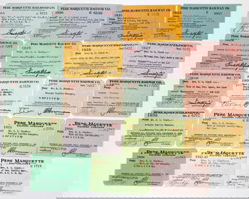 Pere Marquette Railroad Co. Passes (19) [198926]