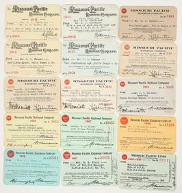 Missouri Pacific Railway Co. Passes (15) [198974]