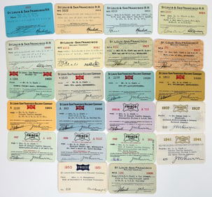 St. Louis & San Francisco Railroad Co. Passes (21) [198925]