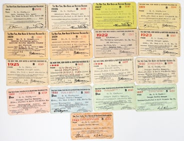 New York, New Haven & Hartford Railroad Passes (17) [198930]