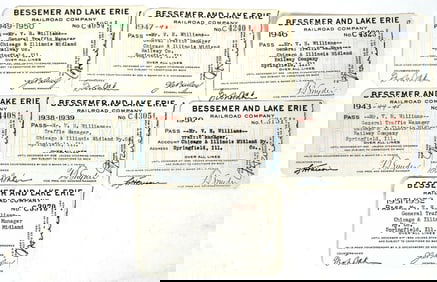 Bessemer & Lake Erie Railroad Passes (7) [198985]