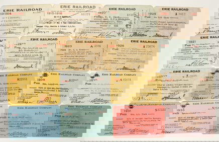 Erie Railroad Passes (16) [198969]