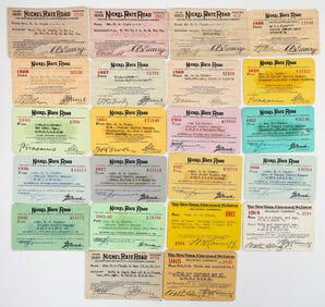 Nickel Plate/NY, Chicago & St. Louis RR Passes (22) [198948]